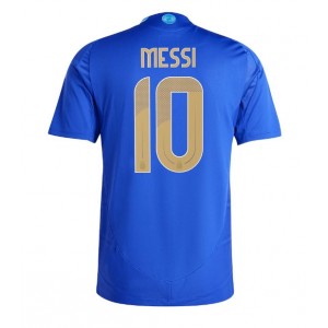 Fotbalové Dres Argentina Lionel Messi #10 Venkovní Oblečení Copa America 2024 Krátký Rukáv